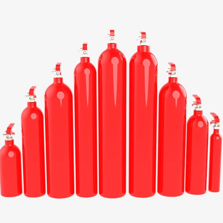 red cylinder extinguisher